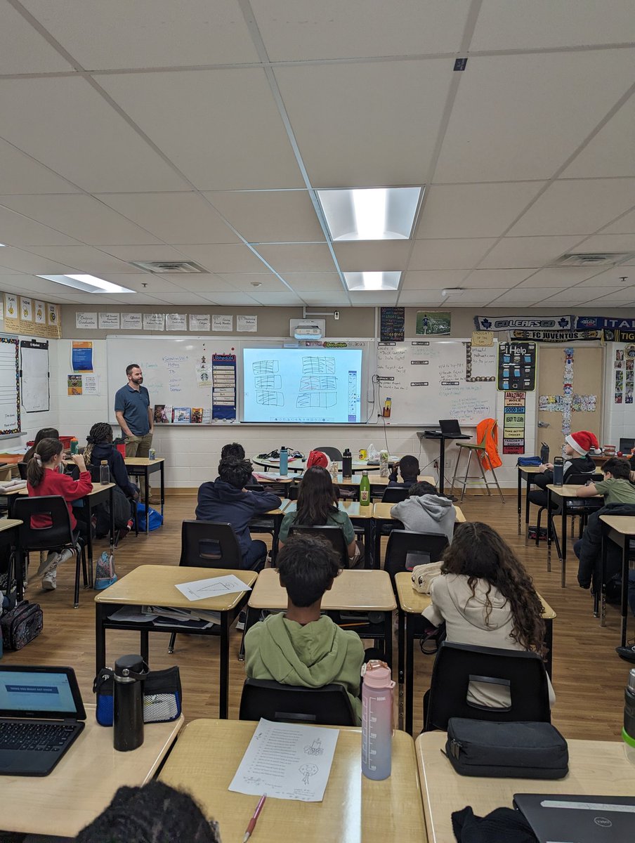 It's been a busy Friday! We welcomed <a href="/hcdsbsteam/">HCDSB STEAM</a>  Itinerant Mrs. Laurenco to help us learn <a href="/minecraft/">Minecraft</a> and get ready for our competition next week. Followed by an amazing Christmas performance by <a href="/stfxreps/">St. Francis Xavier Reps</a>. In the afternoon we then welcomed Mr. Van Will to help us with Fractions!