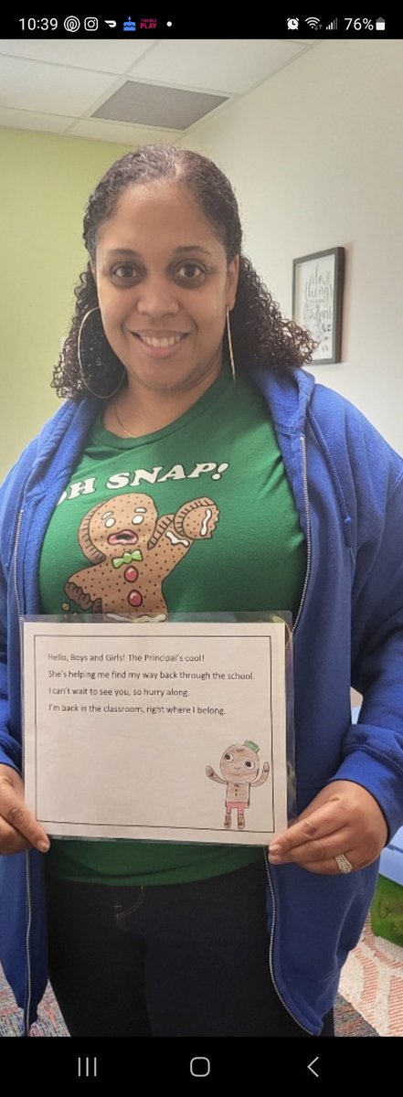 FUN times <a href="/LHECMES/">Lincoln HeightsECMES</a> this week...our Principal &amp; PTA kicked off A December to Remember! Gingerbread men are loose in the school! The office is beautifully decorated to celebrate Winter Holidays!! Treats &amp; lunches are abundant! BridgeSt is overflowing with LOVE&amp;POSITIVITY 🧡🎉🥰⛄️