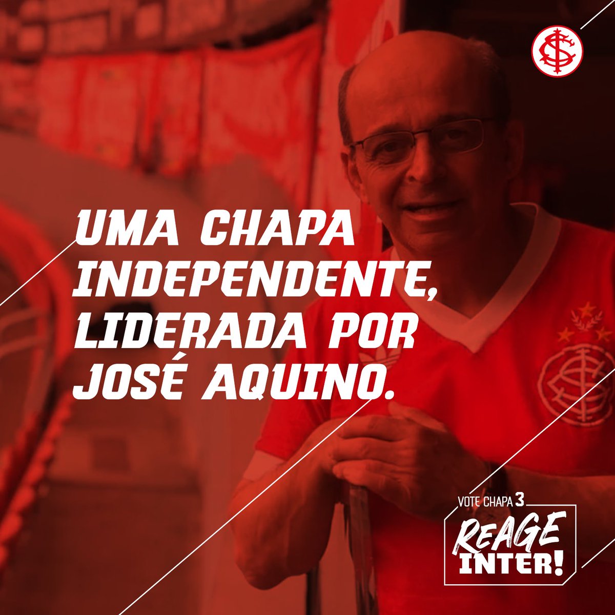 reageinter's tweet photo. Sócio(a) Colorado(a), participar das Eleições do Inter é o seu compromisso com o futuro do Clube. E, no próximo sábado, na hora de votar PARA O CONSELHO DELIBERATIVO, lembre-se que não faltam motivos para você CONFIRMAR A CHAPA 03!

Dia 9, acesse https://t.co/AQ5nCOiFGI https://t.co/X0aAAxtDGH
