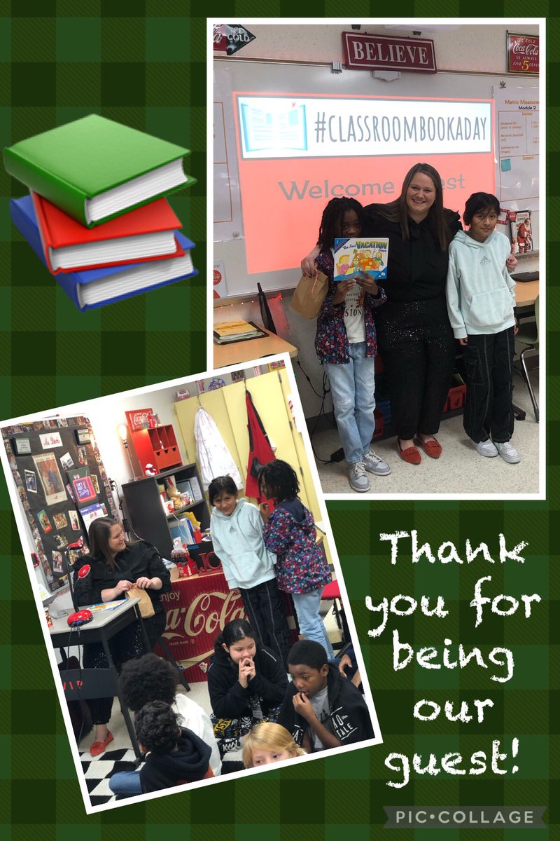 KariDierks's tweet image. Today we had our 9️⃣th surprise guest reader of the school year‼️ Thank you, @MathBrains for stopping by and sharing.  My students loved the math book, “The Best Vacation Ever” and learning about your favorite vacation and pets. ❤️ 📖  #ClassroomBookADay @GreensptES_AISD