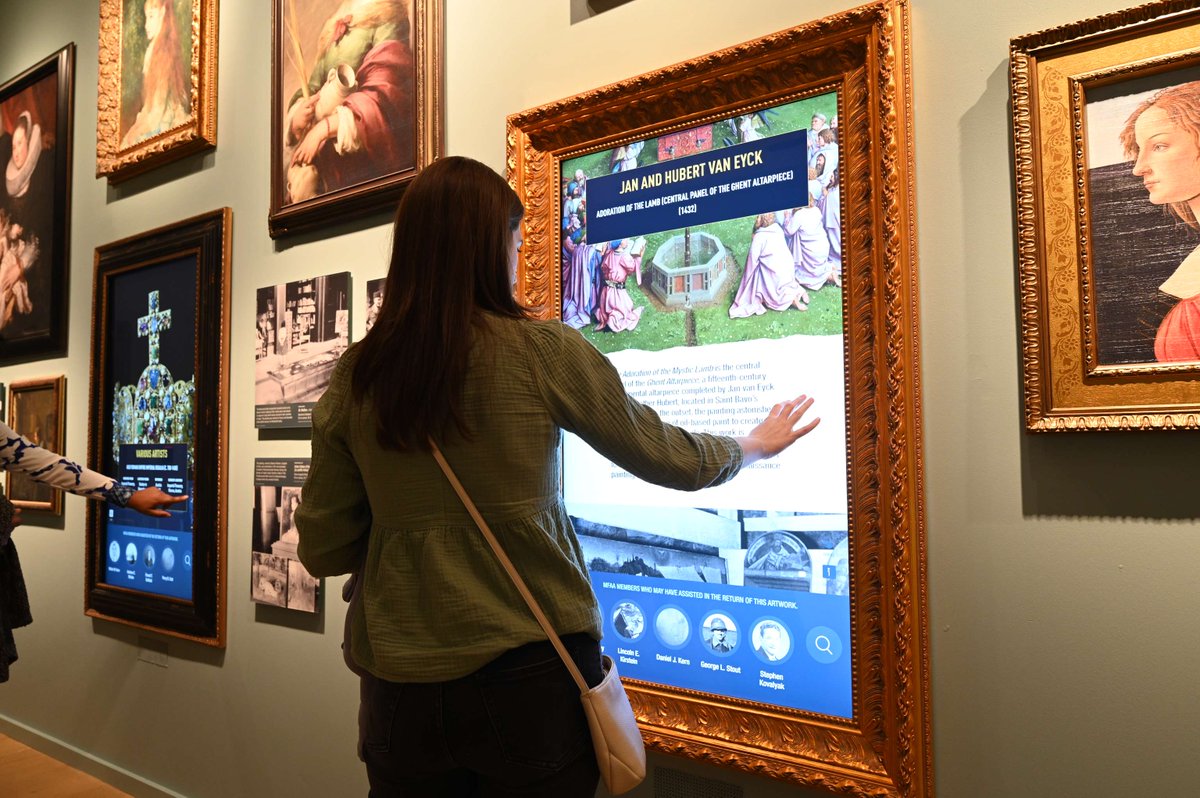 EXHIBIT: An exhibition designed by @g_ampersand_a tells @wwiimuseum’s visitors about the Monuments Men and Women Foundation and its efforts to recover artwork stolen by the Nazis. ow.ly/Q5xu50QfvGT