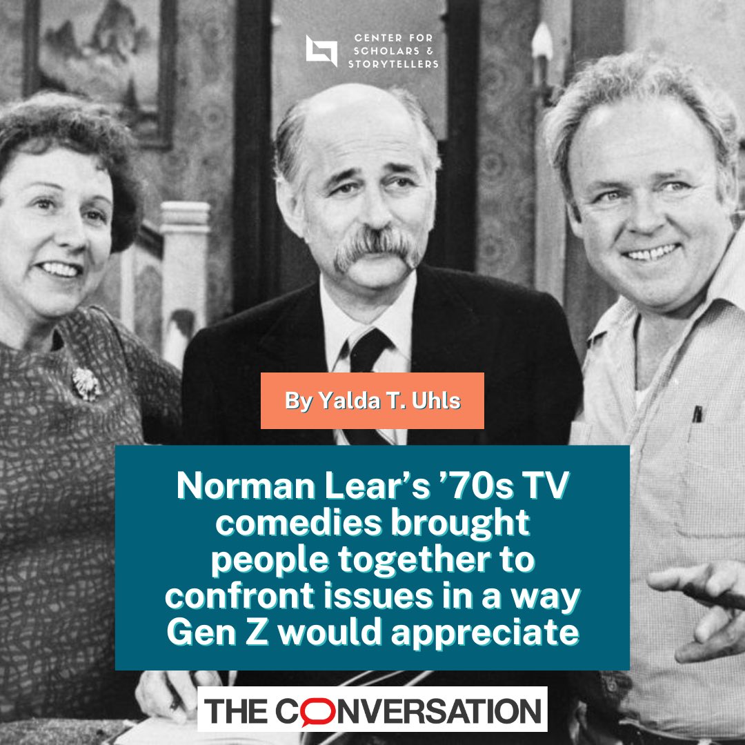 We are saddened to hear about Norman Lear’s passing this week. Our founder Dr. Yalda T. Uhls remembers his legacy and impact on storytelling, especially for Gen-Z. You can find the link here: bit.ly/48dAvlv