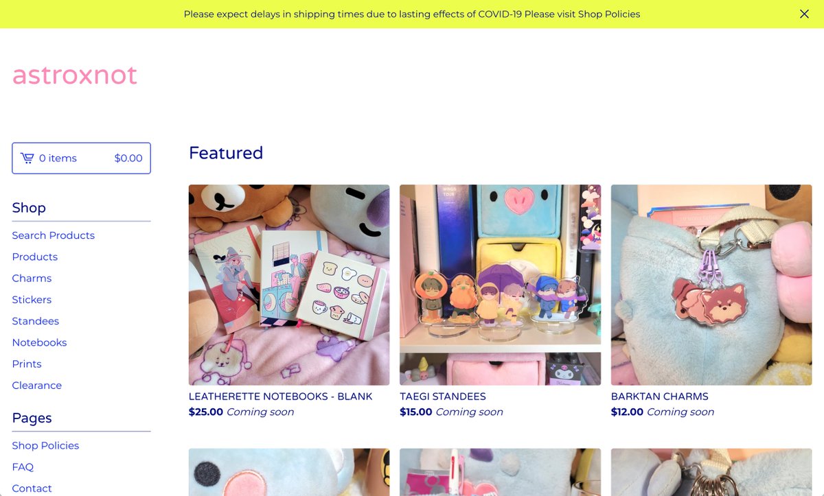 [RT 💗] SHOP LAUNCH 🎉

after like a year, my shop will be re-launching tomorrow at 12pm EST !!! i've got tons of new stuff since last time, so i hope you can find some goodies for yourself or others hehe

🛒 astroxnot.bigcartel.com