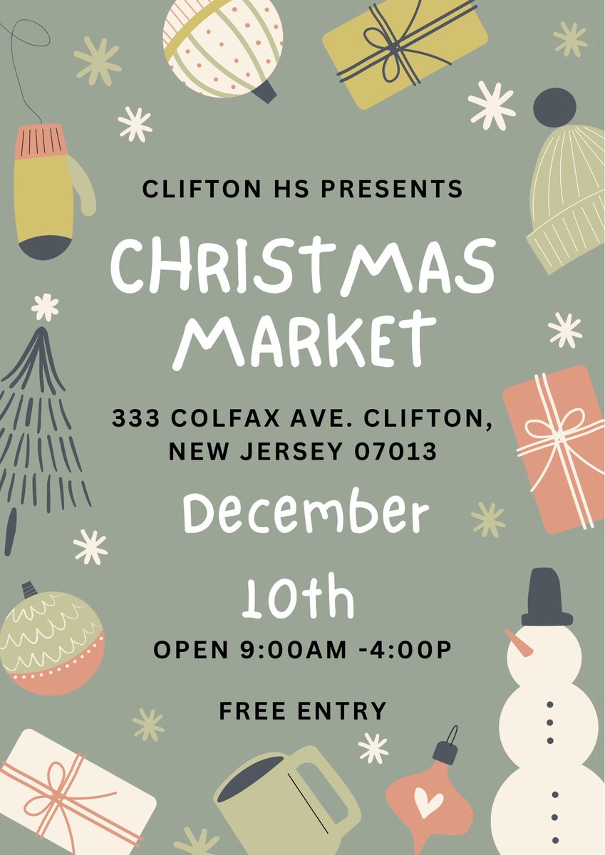 Hey everyone! I’ll be at the Clifton HS Holiday Gift Fair with my entire collection this Sunday, December 10th from 9a-4p! There will be over 65 vendors with trinkets for the whole family! Feel free to stop by, do some shopping, and have some fun!!! I’ll see you there! 🎄✨