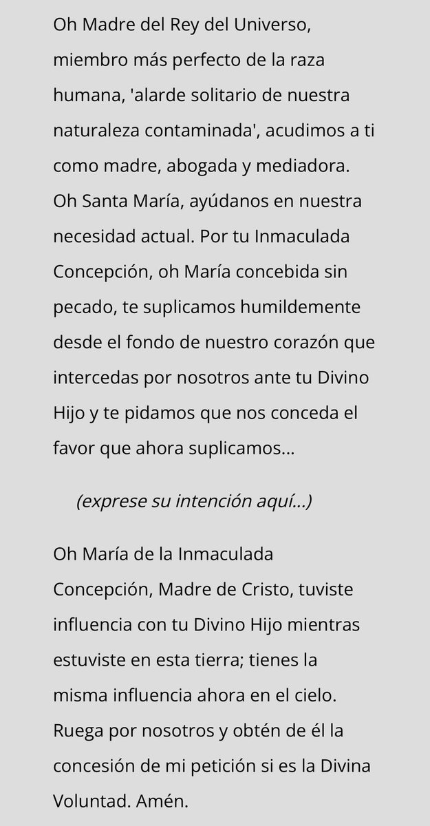 MujeresDerIndep's tweet photo. Noveno día de la novena de la Inmaculada Concepción de María.
María de Nicaragua!!
Nicaragua de María !!
Quien Causa tanta alegría?!
@TVTCNic
@nicpatriot
#LaPeque
@NicaNuevaGen
@somosderechanic
El Viernes Dic 8 estaremos celebrando la Purísima en el Xpace 8:00pm https://t.co/o56gRp7NeA