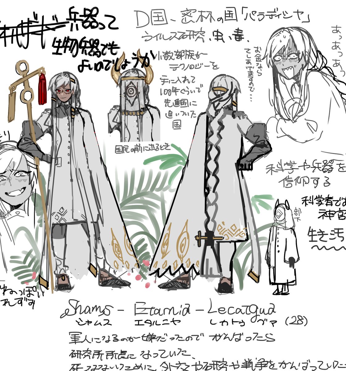 キャラデザインでこの3段階踏んだのこれめちゃめちゃえらかったな…と思う
毎回サボらずにこれやりたい
#ugutrpg 