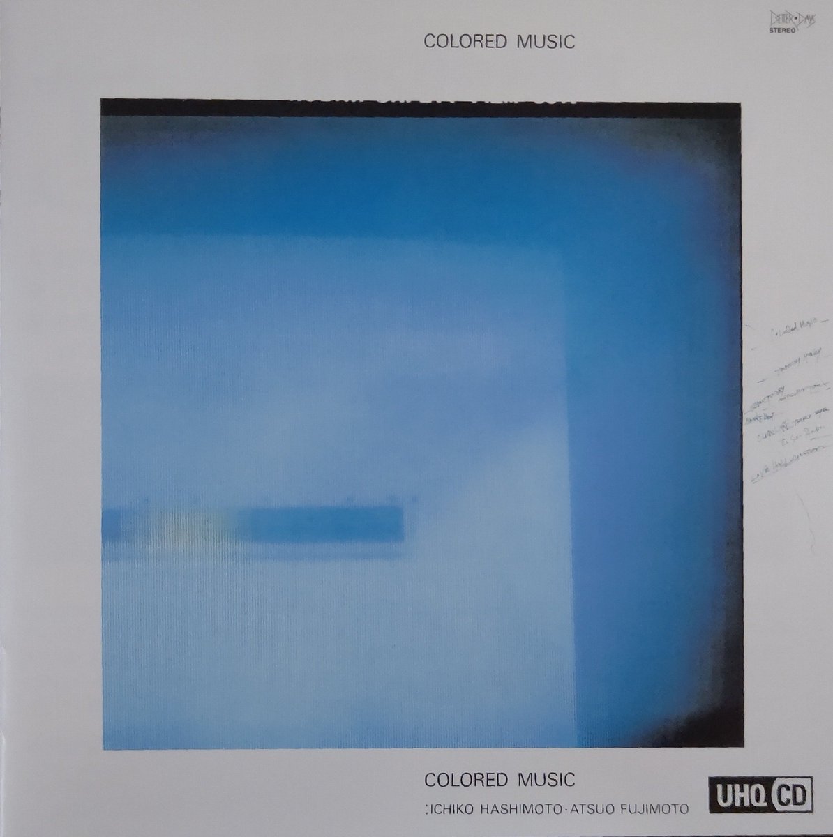 f_fvc1's tweet photo. Colored Music＊Colored Music 1981/2018

日本コロムビア/BETTER DAYSより発売。橋本一子がソロ以前に藤本敦夫と組んでいたユニット、カラードミュージック。前衛NWなシンセポップ/コズミックファンク。橋本眞由己やWshakodaメンバーがコーラス参加。Chee Shimizuの解説や未発表曲の収録が嬉しい。 https://t.co/oUFHXsyex2