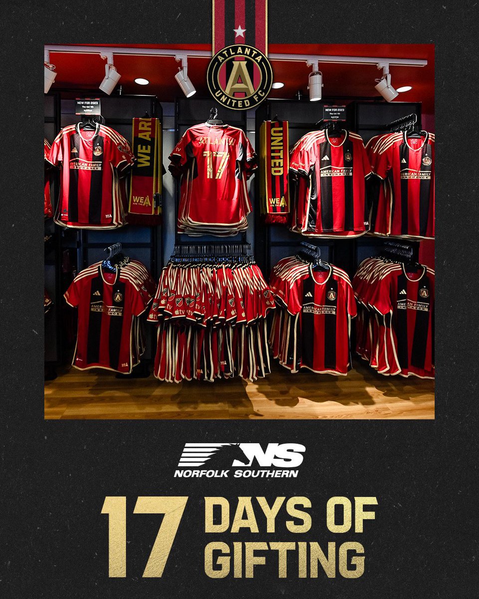 ATLUTD's tweet image. Day 8, Gift No. 8 🙌

Like, RT and drop a 🛍️ for your chance to win a $100 Atlantic Station Team Store gift card!