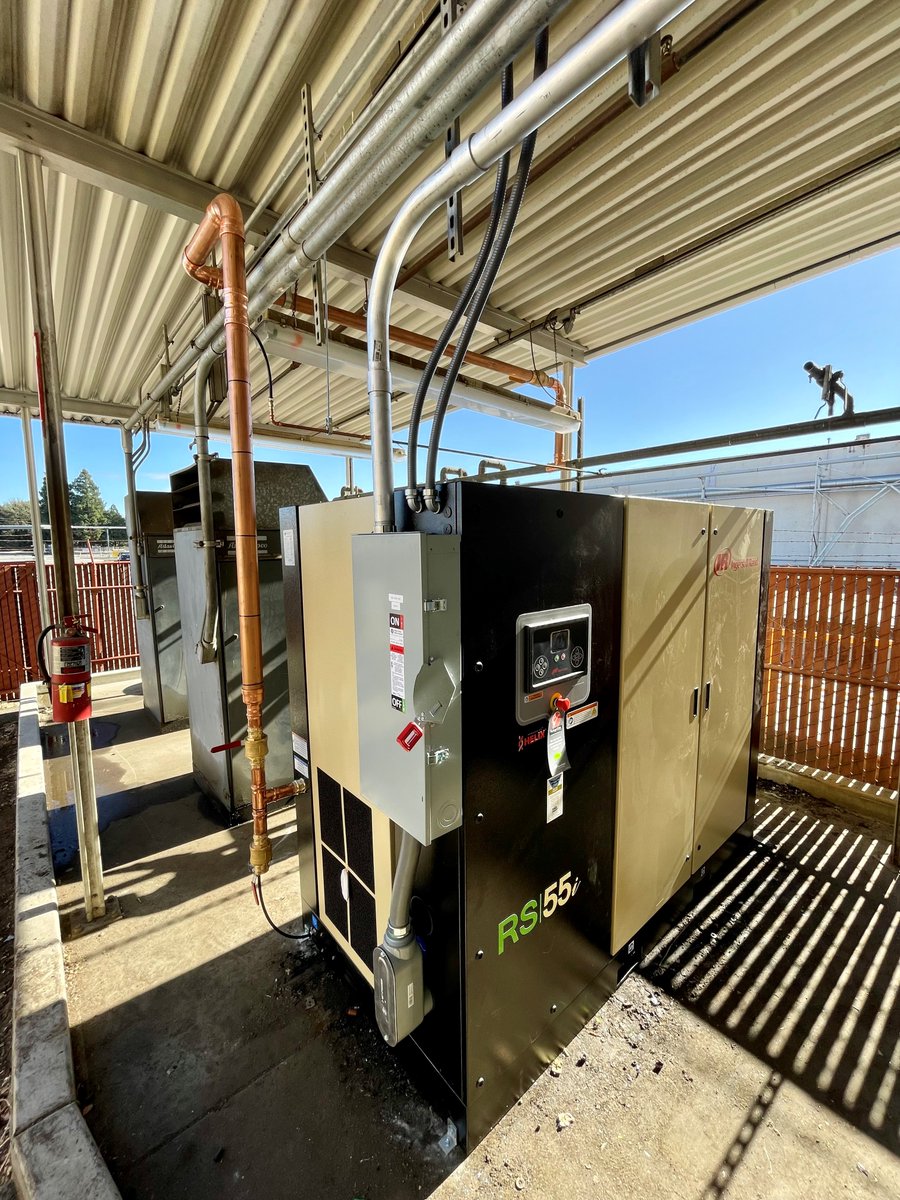 ciscoair's tweet photo. New Installation of RS55i at a Food and Spice Manufacturer in Gilroy California. #ingersollrand #ciscoairsystems #c https://t.co/e2hyTftsnl