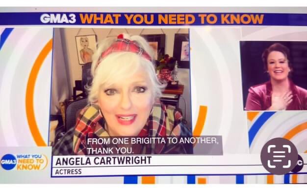 Did anyone catch my dear friend Angela Cartwright on GMA3 today? Here's a screensnap from the segment, which was about a huge Sound of Music fan who received a (genuine) surprise when Angela sent a video message in. #soundofmusic #angelacartwright