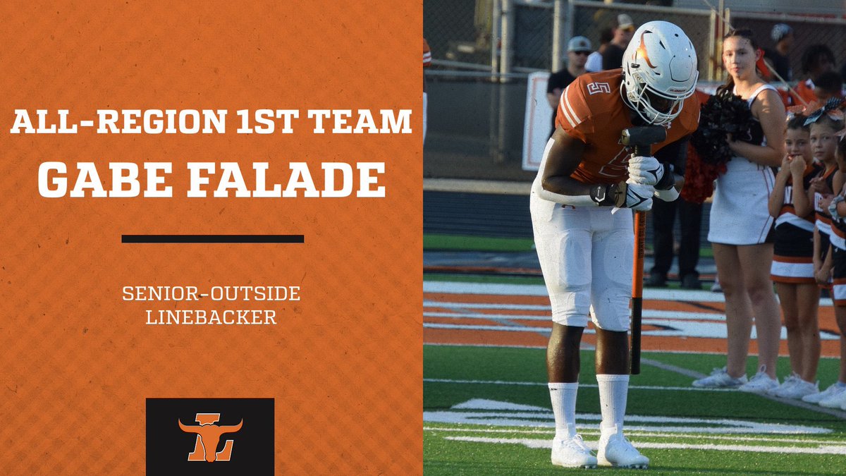 Congrats to Gabe Falade on 1st Team All Region!