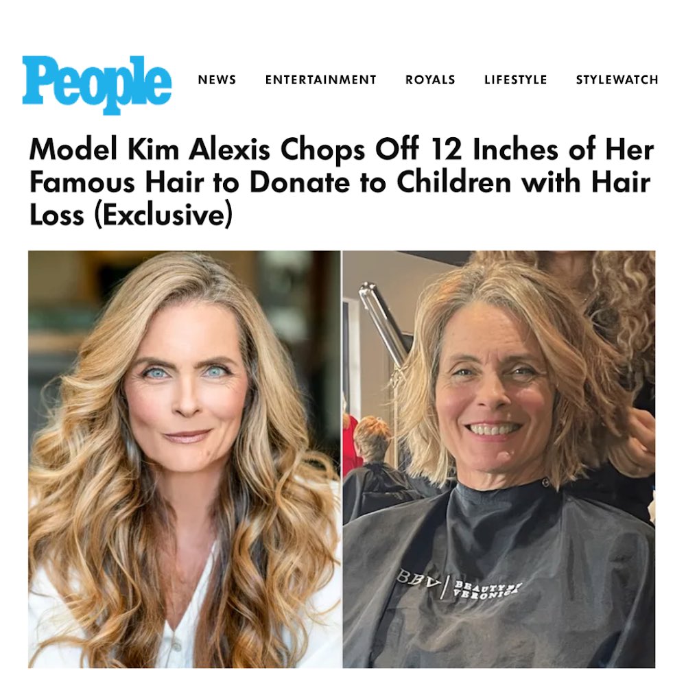 TheKimAlexis's tweet photo. I recently embarked on a heartwarming journey, one that involved a significant change for a meaningful cause.
https://t.co/FxqBCJbnkY

@CWHL_org  @people @bbvsalon 

#CutPassLove #ChildrenWithHairLoss #KimAlexis #PeopleMagazine https://t.co/AquyJCKtz5