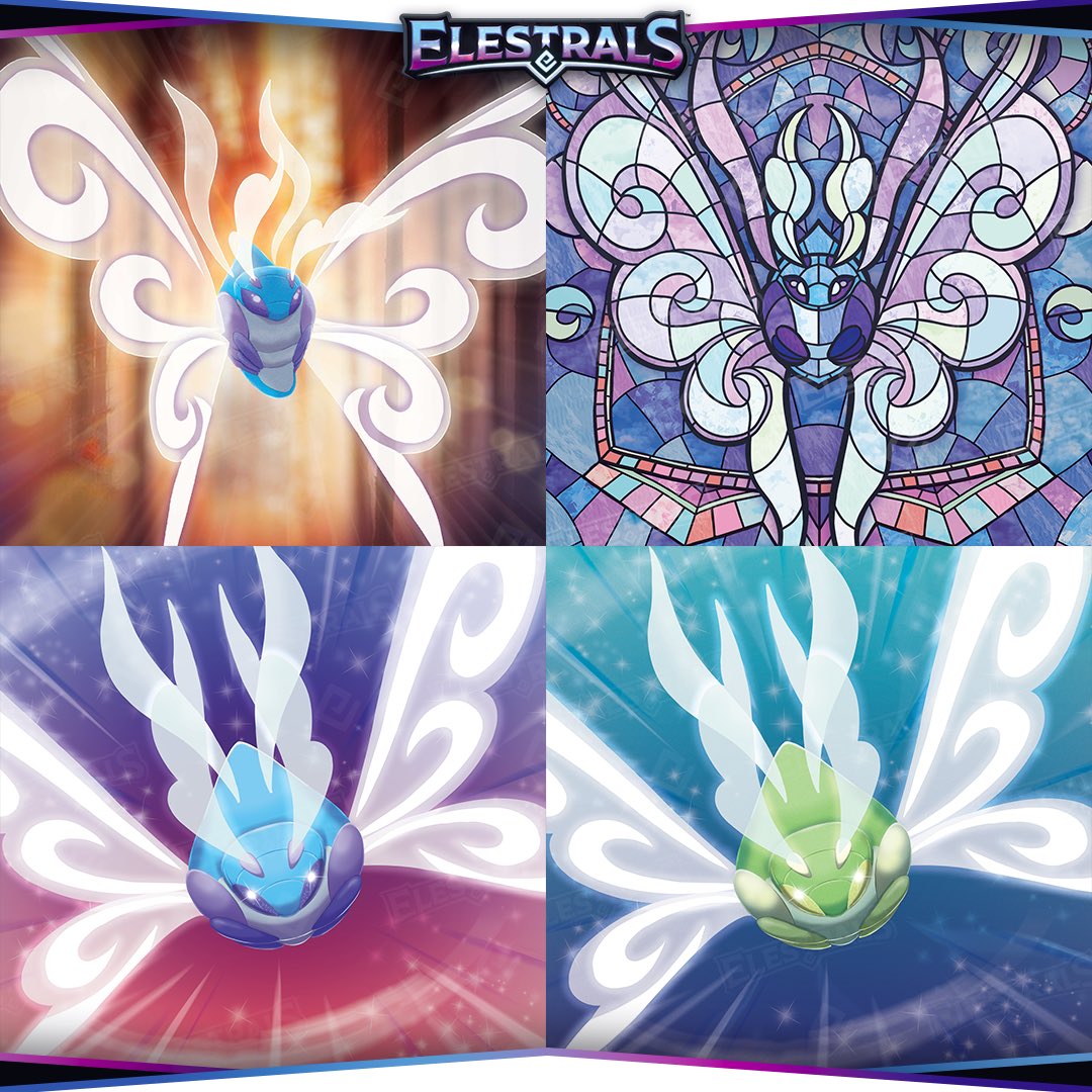 Elestrals's tweet photo. Stratomoth Appreciation Post πͺοΈπ¦
This Wind Elestral was one of the first Elestrals ever created! Our artists have done an incredible job showing off its elegant and powerful design!
Let us know which art variant is your favorite!
#Stratomoth #Elestrals #TCG https://t.co/xgdbaRFs8C