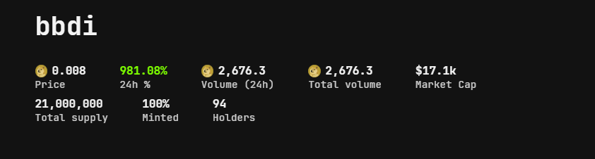 DogiBaby's tweet photo. We are getting bigger $BBDI https://t.co/iQOzyjMdqC