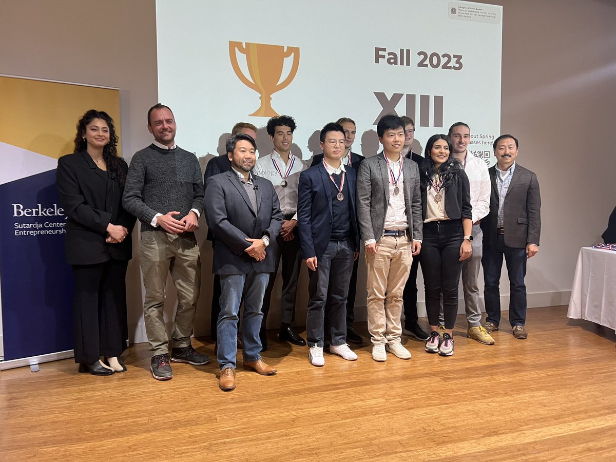 gertchristen's tweet photo. Proud that my team “Tensor Zipper” won third place at @SutardjaCenter #ColliderCup of @UCBerkeley. Well done #ConnectedLife class winner! https://t.co/mbGbc8UHhq