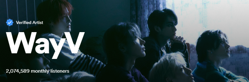 WayVonSpotify's tweet photo. Monthly listeners - Dec. 8: 2,074,589 (🔺7,896, new all-time peak).

They've gained over 220k monthly listeners since On My Youth's release, and over 690k since August.
#WayV_OnMyYouth #WayV #威神V https://t.co/PGXwLb3HBT