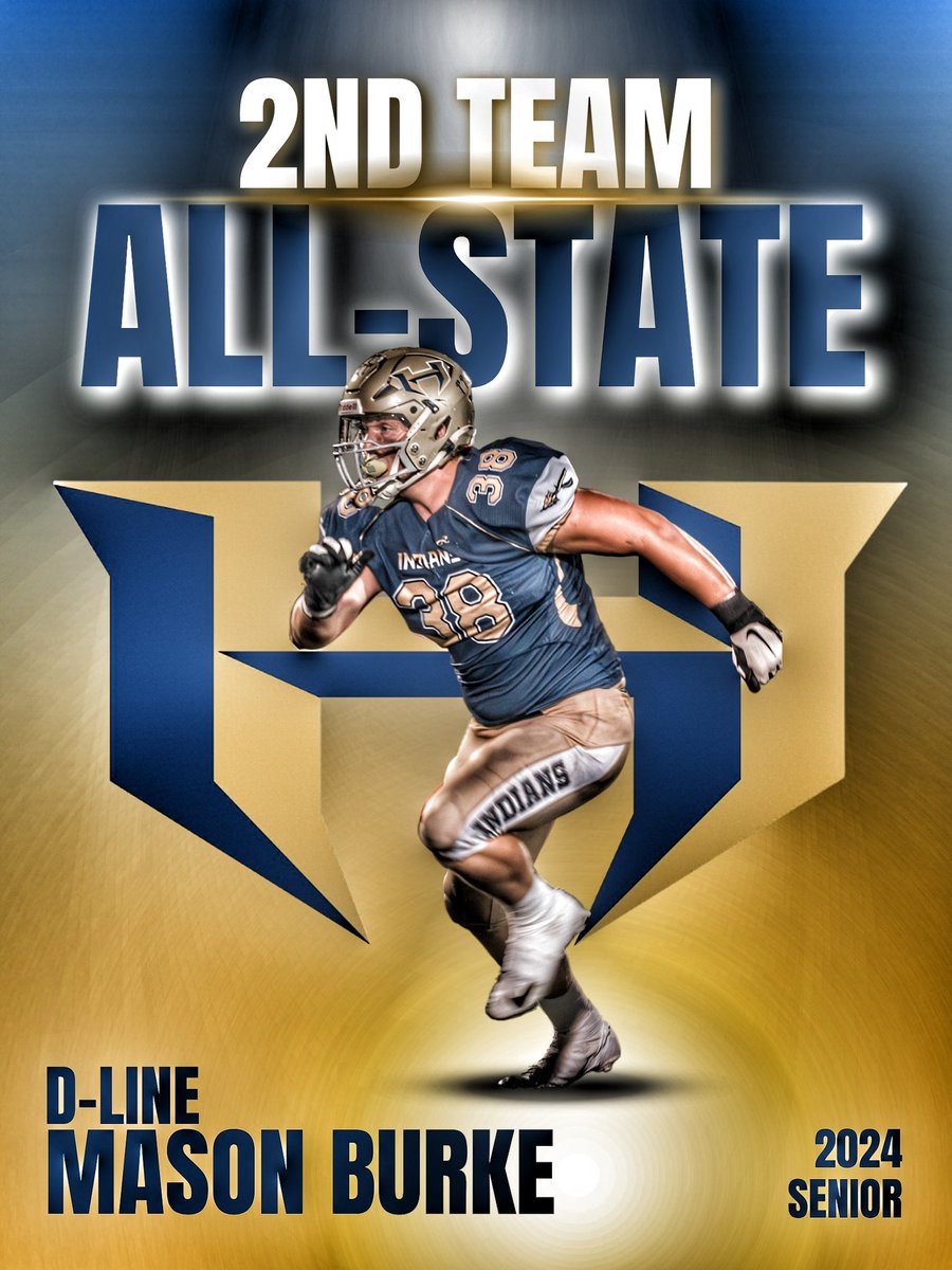 CONGRATULATIONS to MASON BURKE earning 2ND TEAM ALL-STATE, Defensive Line! <a href="/MasonBurke_2024/">Mason Burke</a> <a href="/HoltFB/">Holt Football</a> <a href="/RecruitHoltFB/">HOLT FOOTBALL RECRUITING</a>