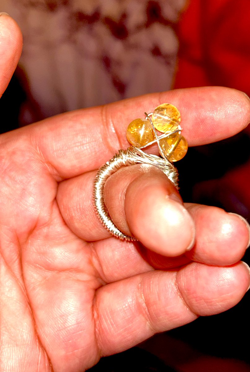 KillaKandy_'s tweet photo. I made this #citrine #GoldenRutile ring… #925 #sterlingsilver #abundancestone #higherrealm https://t.co/SDUlB7xP8S