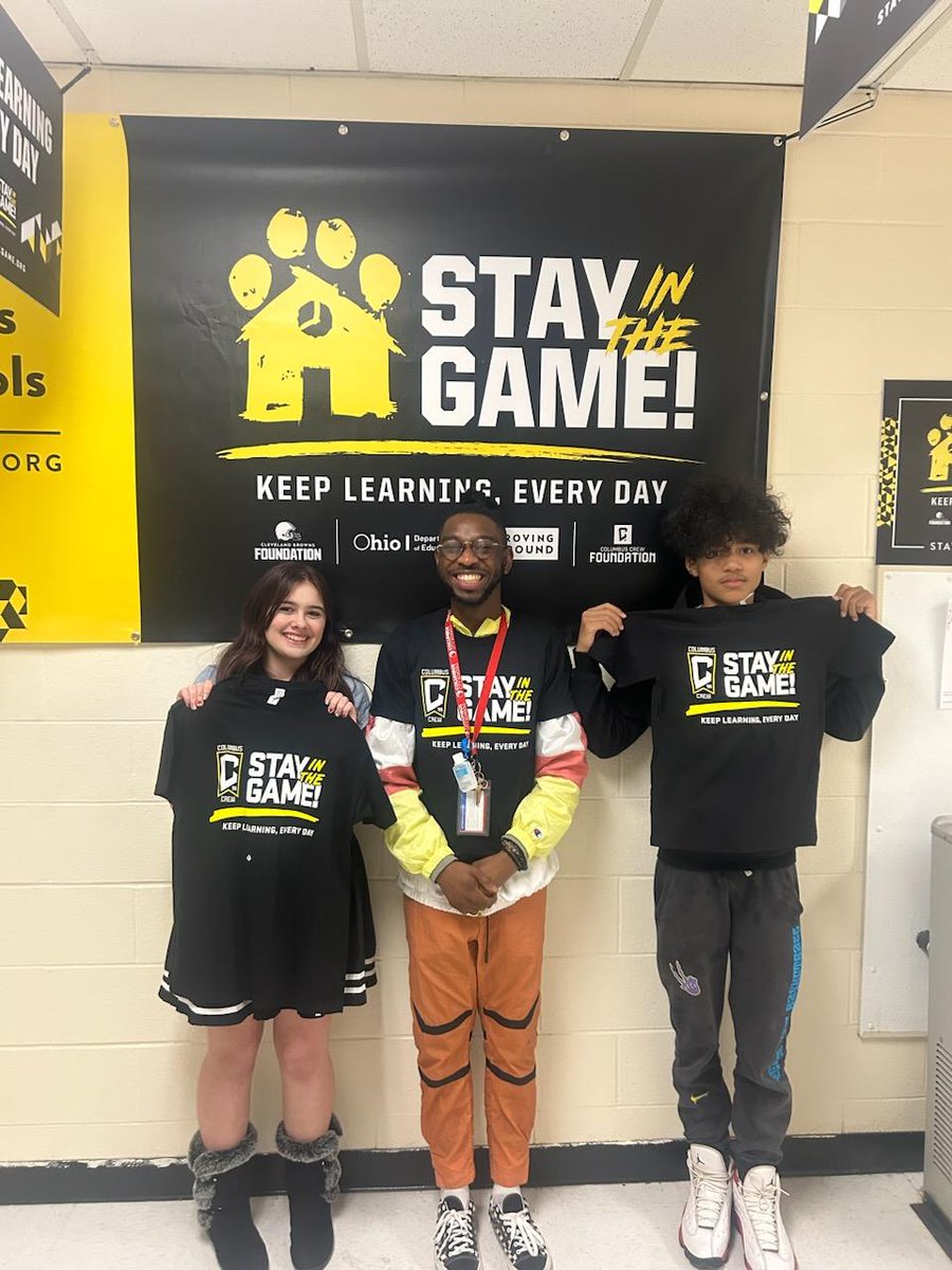 tyree_pollard's tweet image. We just Staying In The Game cooling it at Briggs HS!Our Student Attendance Support Specialist AB celebrating students w/ improved attendance.  
@ColsCitySchools @SITG_Browns @ColumbusCrew @OHEducation @attendanceworks @EveryDayLabs #StartStrongEndStronger #SITG #AttendanceMatters