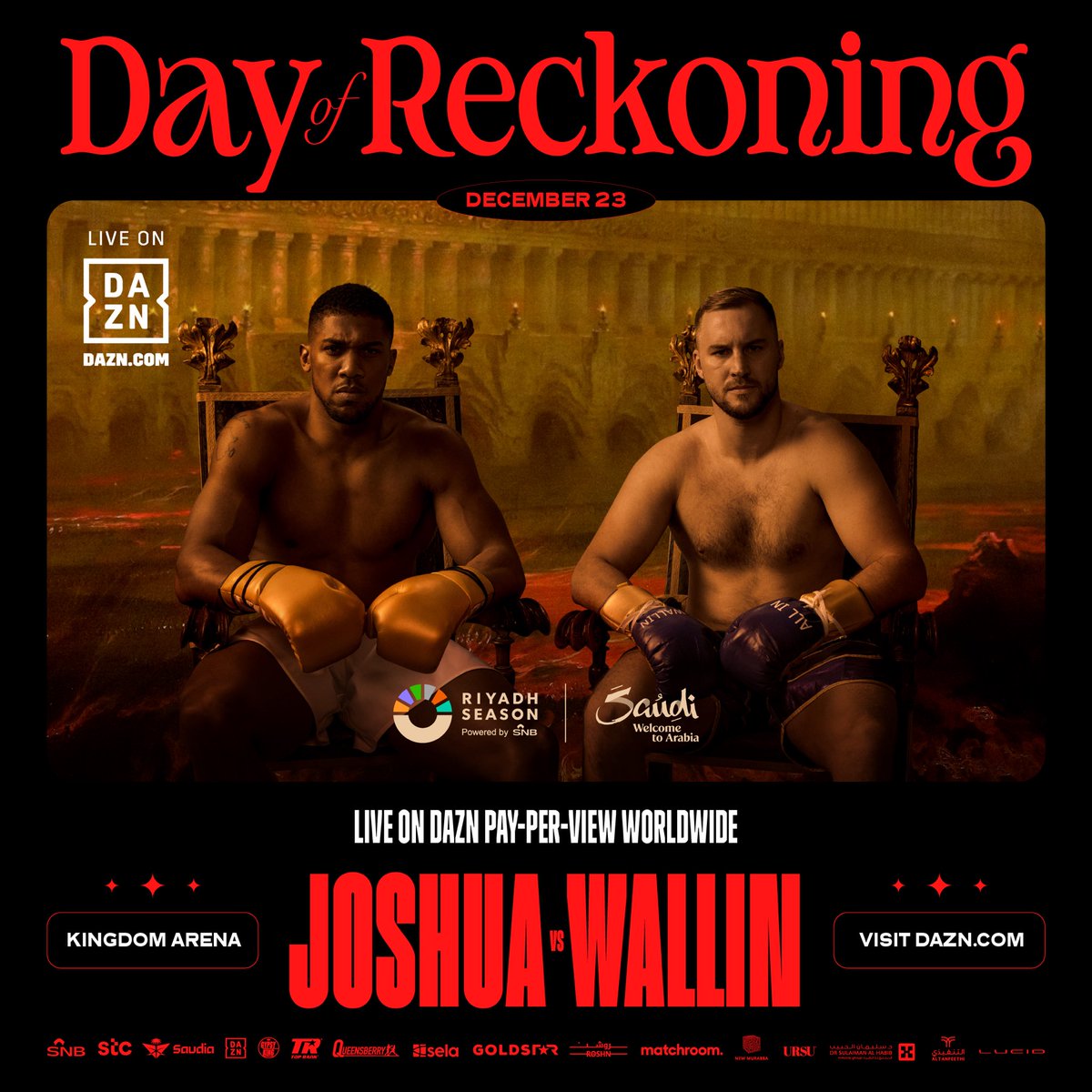 Only 2 weeks to go! #RiyadhSeason #DayOfReckoning