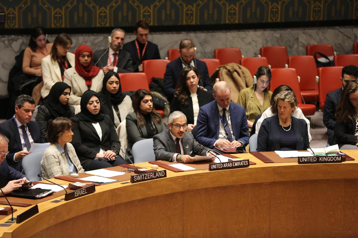 #TheBahamas 🇧🇸 regrets that the draft resolution tabled by the #UAE 🇦🇪 on the #humanitarian crisis in Gaza, which we co-sponsored with over 100 other states, was not adopted due to the use of the veto. The situation in Gaza urgently needs a humanitarian #ceasefire