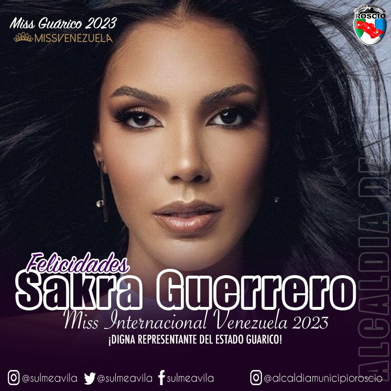 Miss Guárico 2023 #SakraGuerrero #MissInternacionalVenezuela2023 una digna representación de la Mujer Llanera.. Felicidades!!! <a href="/MissVzla/">Miss Venezuela</a> @SakraGuerrero_