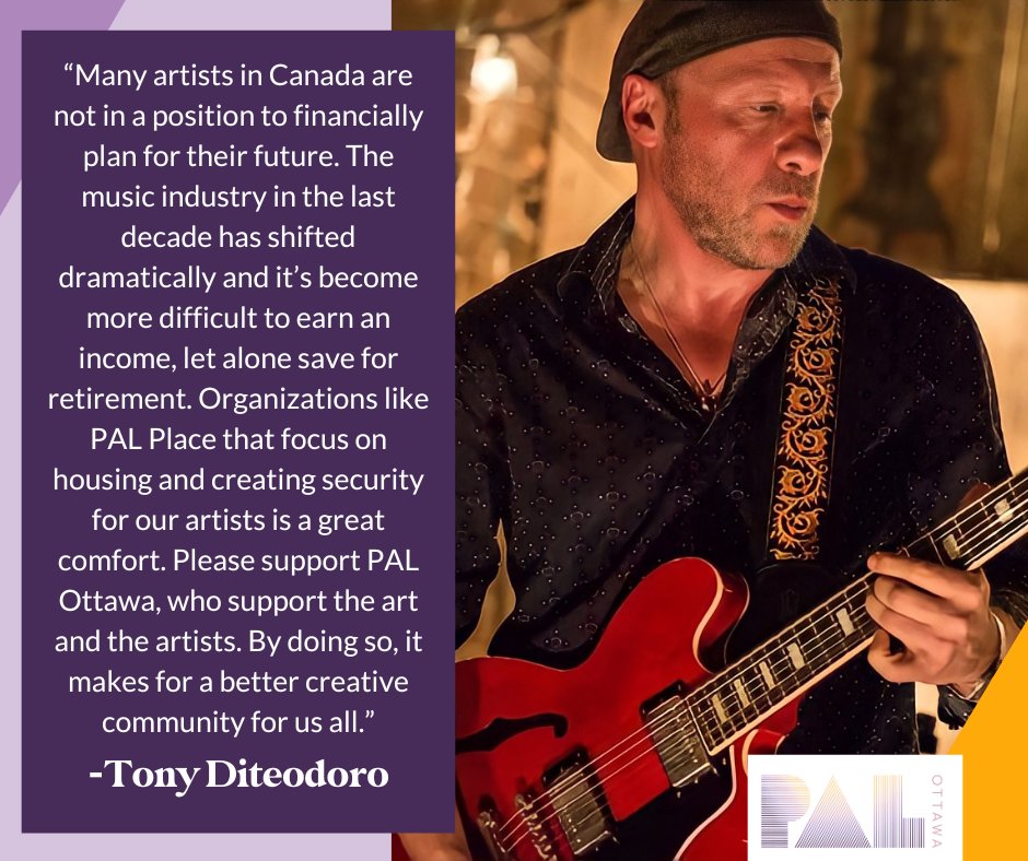 As a non-profit organization that supports artists, we find it important to share the stories and experiences that artists not only live through but witness within their communities. Thank you Tony for your words of support. If you'd like to donate, visit palottawa.org/donate