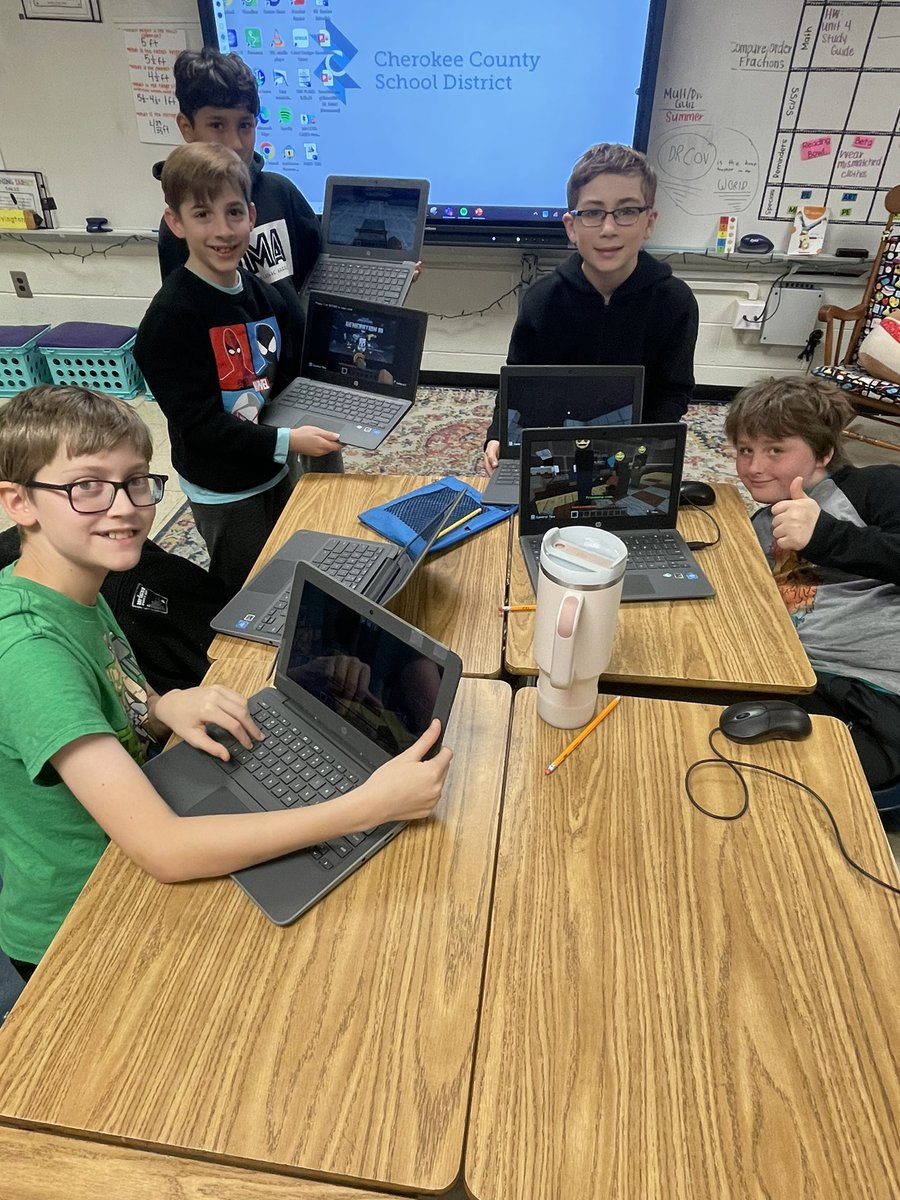 DrKCovington5's tweet photo. Students were coding on @PlayCraftLearn for Computer Science Education week. Love the accessibility features on #MinecraftEDU such as the immersive reader that improves focus on text! #ccsdConnectED24 @ITSCCSD @hourofcode @Minecraft #EveryCougarCounts #CCSDfam @MRESCougars https://t.co/3doquYaxyJ