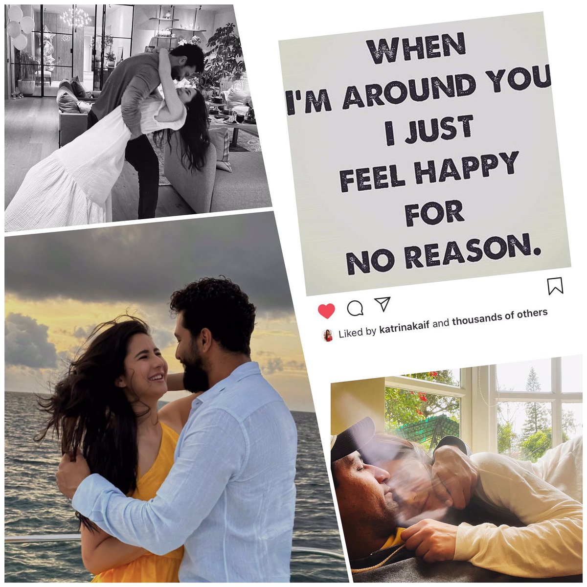 Every love story is special, unique and beautiful,but yours is my favorite.
When a love is true, it can be seen in the eyes.Happy two you gorgeous people be happy and mad in love with each other..
Always and forever 🧿🙏🏻🤍 

#vickykaushal #vickat #katrinakaif