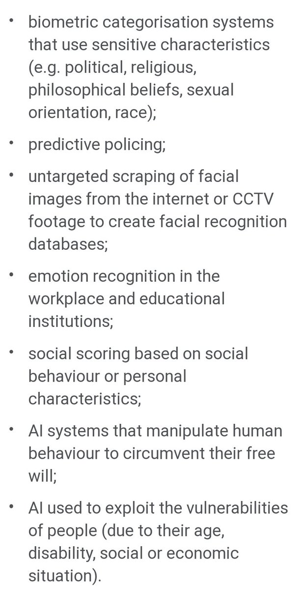 Well, the AI Act deal is finally done. Here are the prohibitions we ended up with.