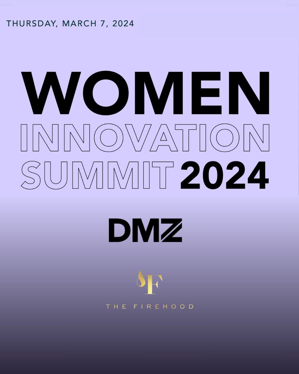 We are looking for women founders in the Canadian tech space!

Apply now &amp; pitch your business to angel investors at <a href="/DMZhq/">DMZ</a> Women Innovation Summit 2024. The top 10 selected founders will have the opportunity to pitch in person for a $100,000 cash investment from The Firehood.