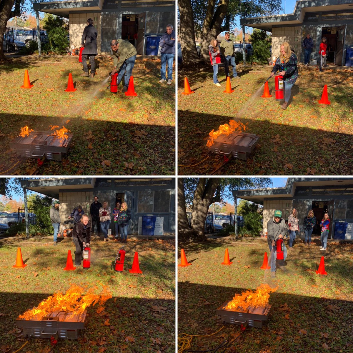 We visited UCCE Shasta County today, to train on using fire extinguishers and review risk and safety compliance <a href="/ucanr/">Ag&Natural Resources</a>