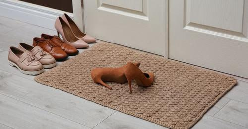 glover_ros2540's tweet photo. Everyone wants a clean home, but is it necessary to ask your holiday or party guests to remove their shoes at the door? Experts weigh in.

At-home holiday parties are on many people’s calendars right now, and germ-conscious hosts are faced with a dilemma: Should I require my guests to take off their shoes at the door, especially if the gathering is cocktail or formal attire — or the guest is a stylish shoeaholic like Carrie Bradshaw?

In a 2003 “Sex and the City” episode, Carrie (Sarah Jessica Parker) is asked to leave her $485 Manolo Blahnik shoes at the door during a New York City baby shower hosted by her friend Kyra (Tatum O’Neal) and soon finds they have been stolen.

“I hadn’t even done a full lap around the party,” Carrie lamented later at a lunch with her friends. The iconic TV character had been forced to walk home in her party dress and old gray sneakers lent by her host.