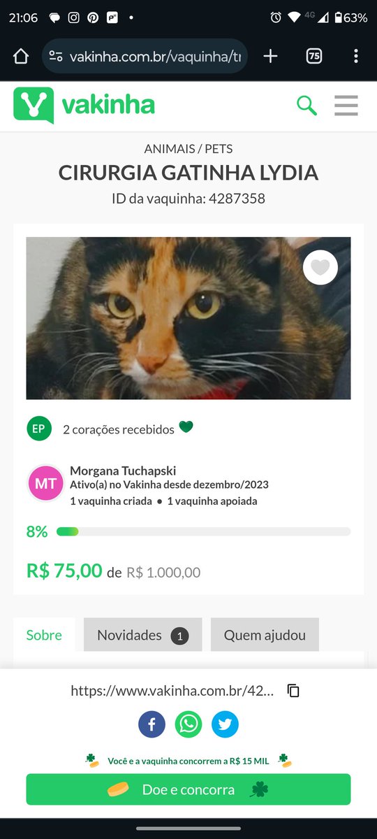 paracamposs's tweet photo. @whindersson https://t.co/GsXV74AXJw quem puder ajudar será de grande ajuda https://t.co/Wsf4eqpIUJ