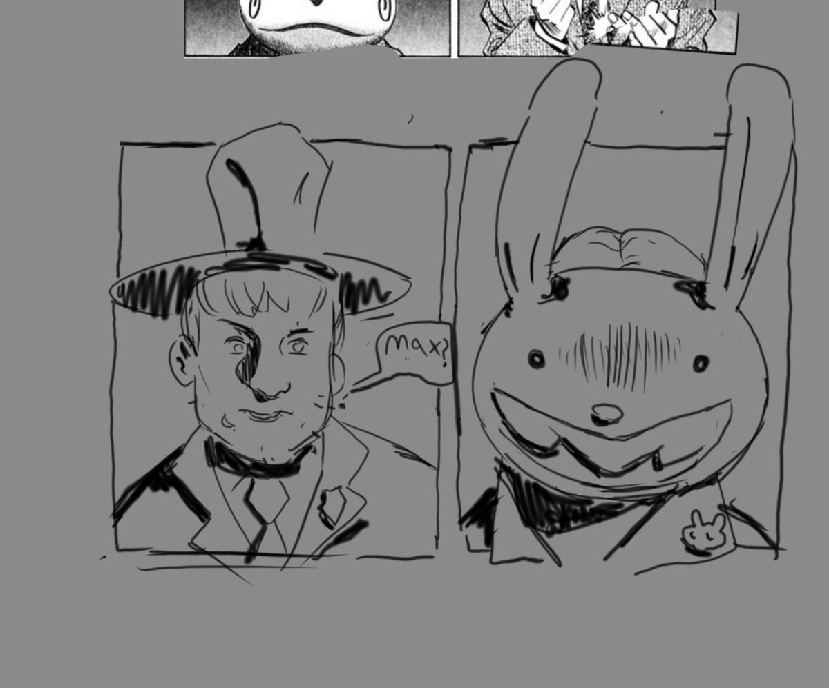 _roycloude's tweet photo. from drawpile session w/ @AceFictic maxwell's mask https://t.co/WPUsTdNWvC