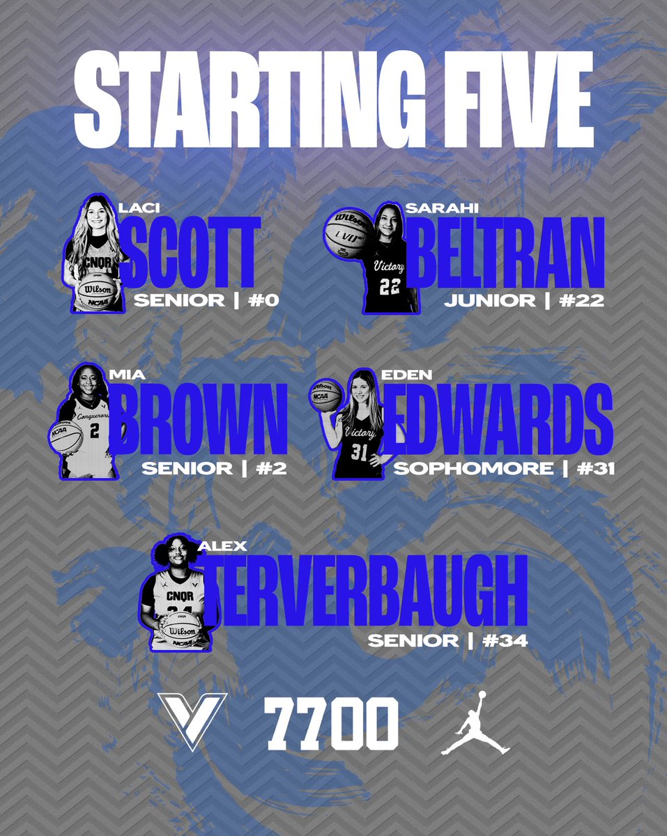 Let’s get it going ladies! 
Pummel the Panthers! 

Starting five is all set! #CNQR #OKPREPS