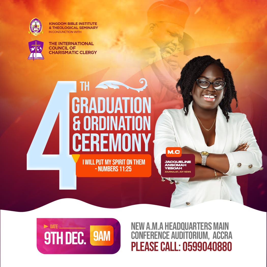 Kbit_Seminary's tweet photo. Our MC is ready. Are you ready? Join us for the 4th Graduation and Ordination Ceremony of Kingdom Bible Institute and Theological Seminary. https://t.co/Ef0EMUDn8M