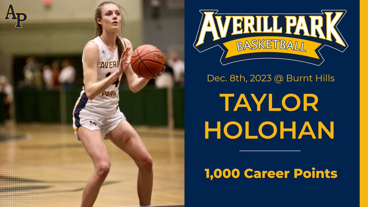 Congratulations to Taylor Holohan for scoring her 1,000th career point this evening! #WinnersInThe3Cs #AP_EveryStudentEveryDay