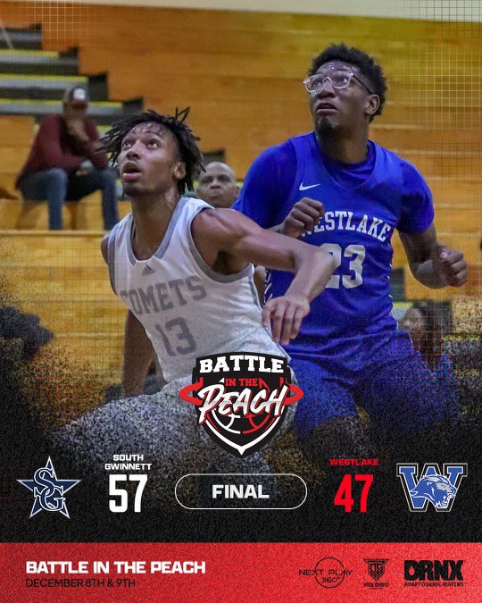 The battle begins: two games down. 🏀🍑 #builtdifferent