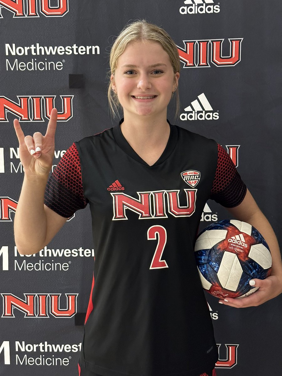 MyaNewcombe's tweet photo. I am thrilled to have verbally committed to play NCAA D1 soccer at Northern Illinois University!! Thank you to my parents, coaches and teammates for their encouragement.
Thank you Coach O'Neill, Coach Paterson and Coach V for your support and belief in me.
Go Huskies!! https://t.co/Koxs3qoR7B