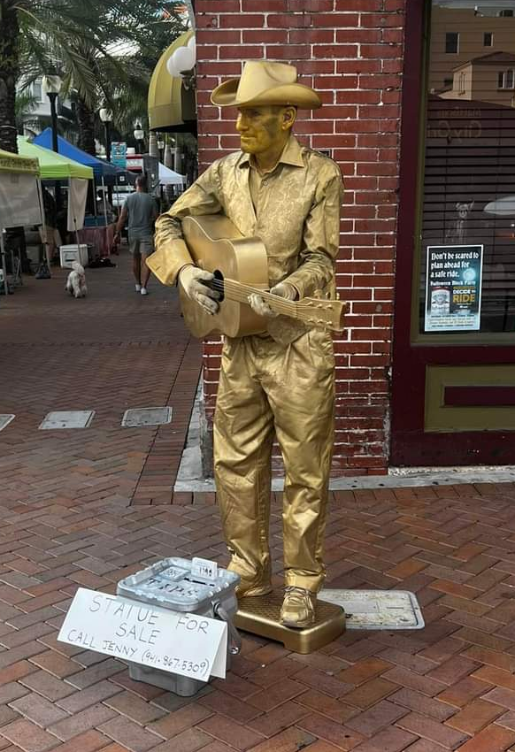 fighting4acure5's tweet photo. Hire either the guitar player statue or the distinguished gentleman statue for your new years party.  If you book before Xmas you will get $100 off the price. Email standstillentertainment2022@gmail.com https://t.co/aBtDUNufaH