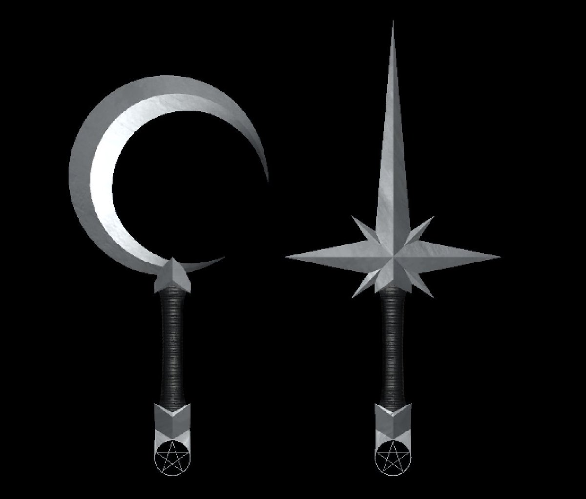 Coming soon! A moon and star themed Boline &amp; Athane ritual dagger.
