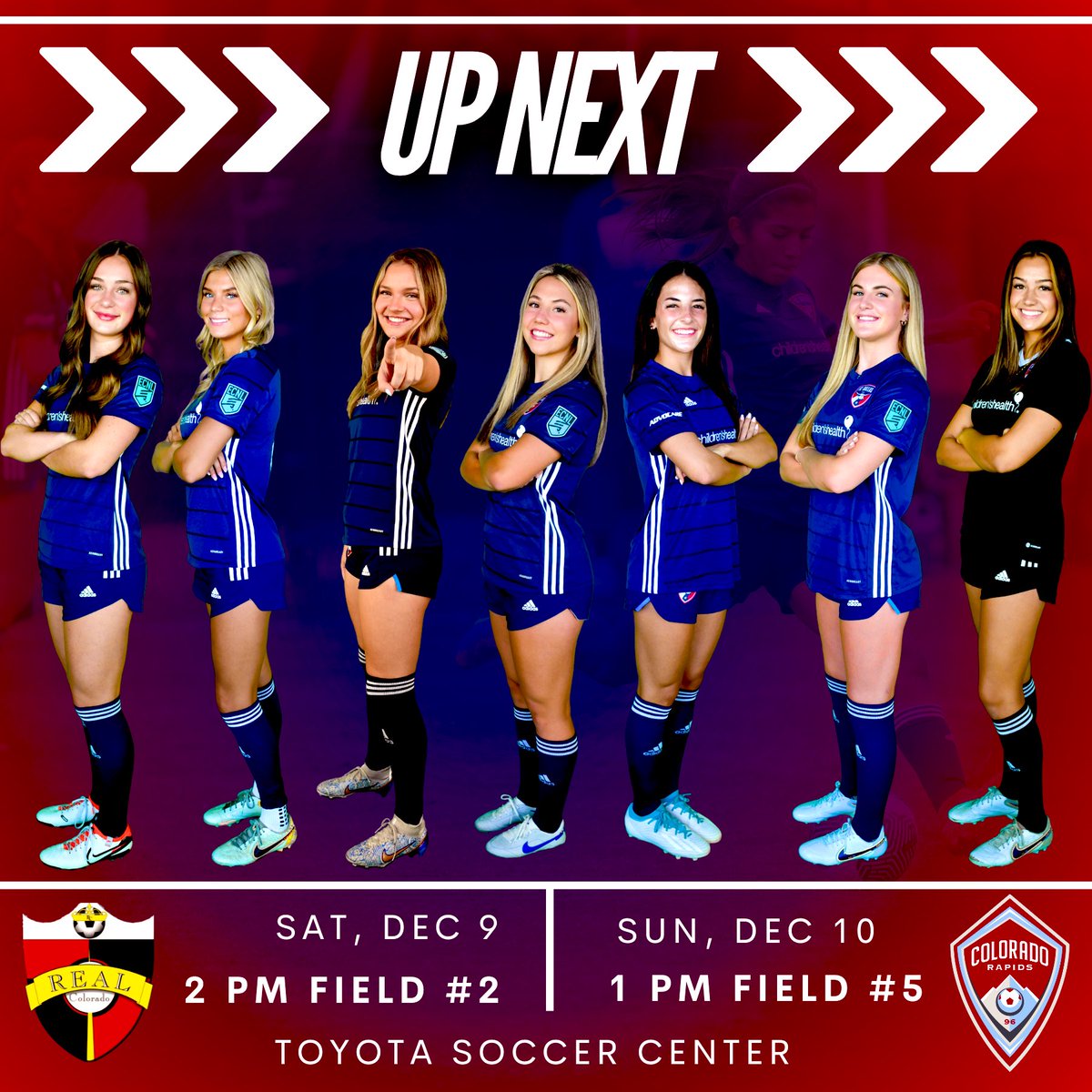 We are hosting some great <a href="/EcnlTexas/">ECNL Girls Texas Conference</a> competition from CO this weekend at <a href="/ToyotaSocCenter/">ToyotaSoccerCenter</a> ❗️ Come check out our games as these 7 compete in their last @FCDwomen club games!! 

#DTID #CEFHAI #HeartAndHustle 

<a href="/ECNLgirls/">ECNL Girls</a>