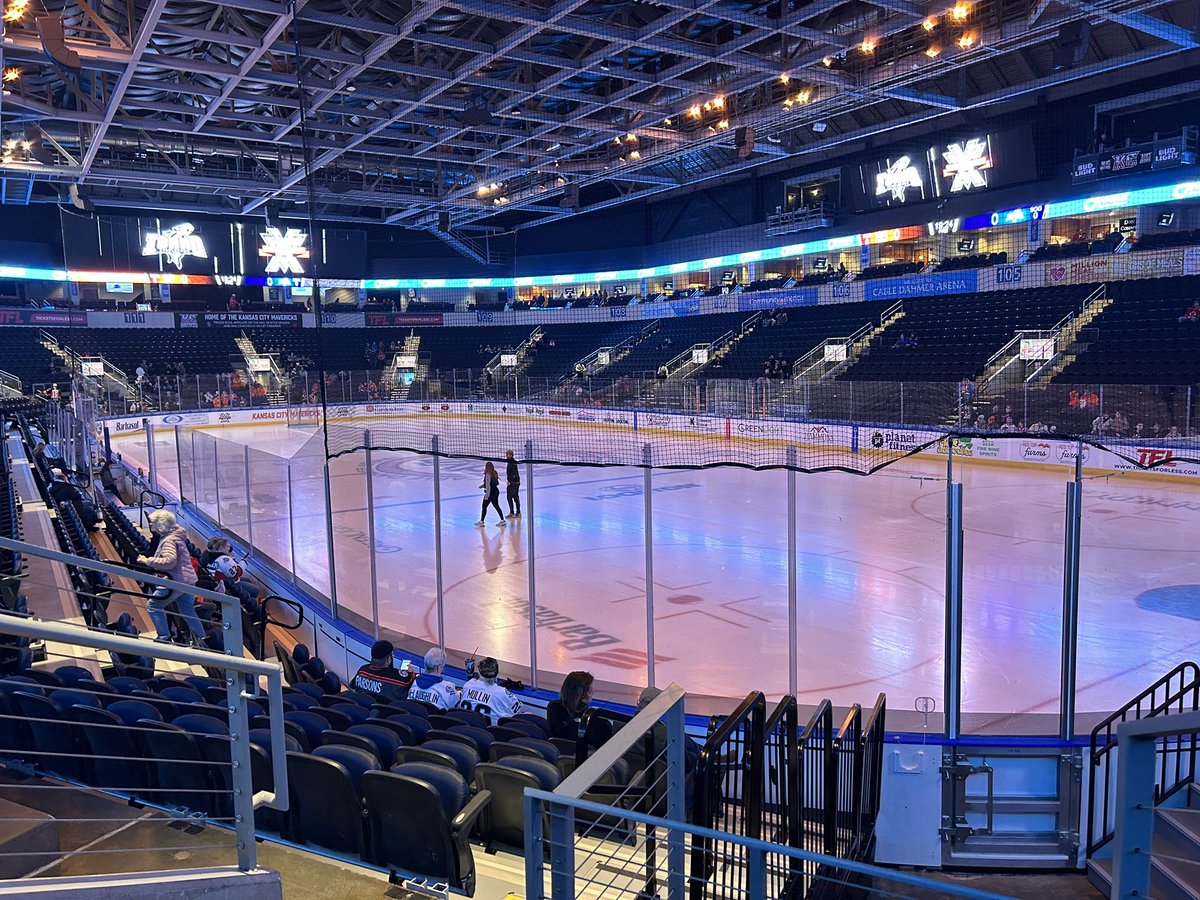 First trip to the rink this year. Good to be home. #kcmavs