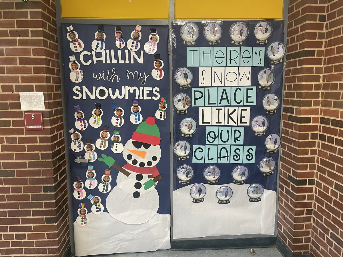 Oh my goodness, the screams that exploded from my room when we heard that we won the “best visual display” prize for our winter decorating contest were amazing! Room 5 was very invested in the door decorating contest! ❄️⛄️ <a href="/WinnwoodRocks/">Winnwood Elementary School</a> <a href="/PrincipalAaronB/">Aaron Barnett</a>