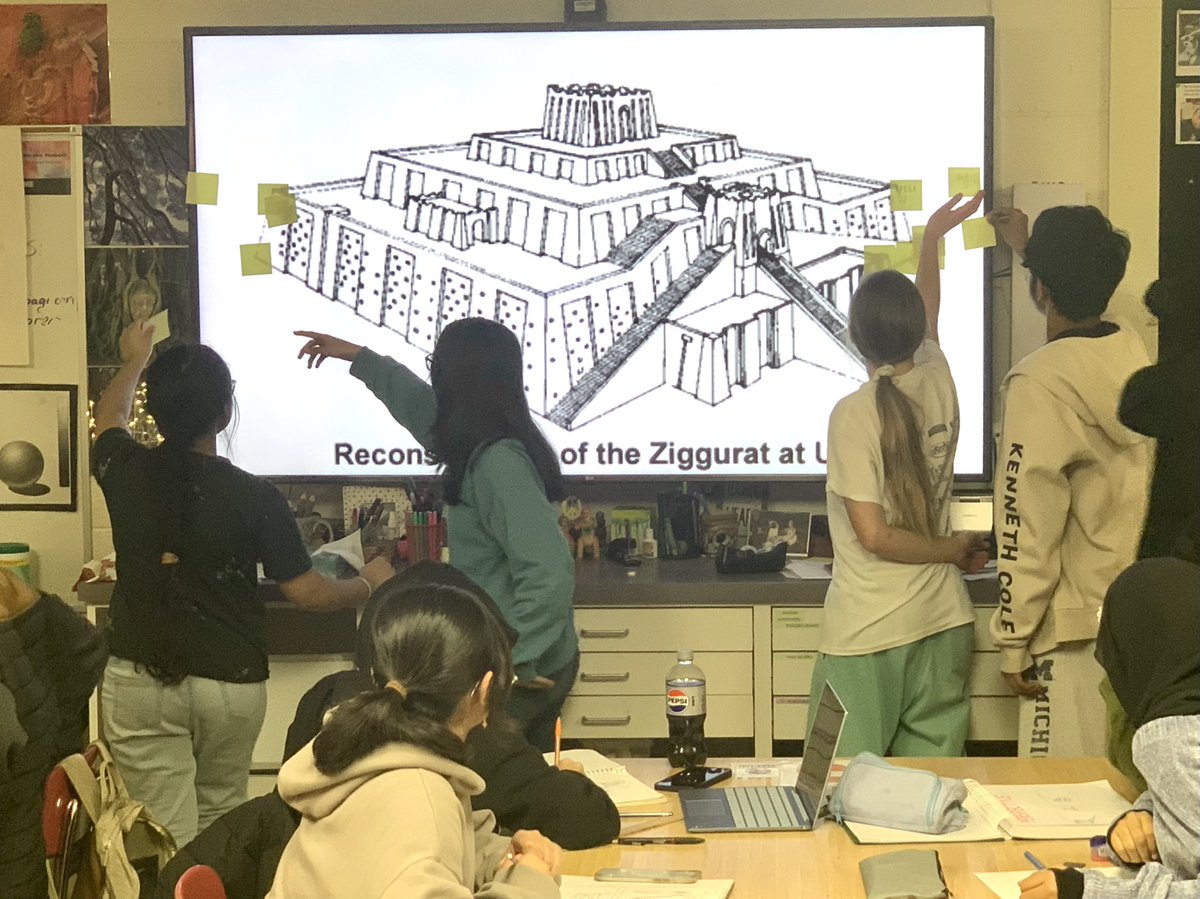 KatieHosbach's tweet photo. 9th graders learned how to draw in 1 & 2 point perspective this week. Today they applied their perspective skills to their studies of Ziggurats in Ancient Mesopotamia. #IAEast #OneTroy #2pointperspective #deepthinkers #tsdthinkers https://t.co/HRG8ezE1JA