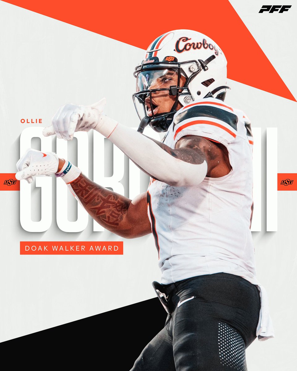 Ollie Gordon II, your 2023 Doak Walker Award Winner🤠
