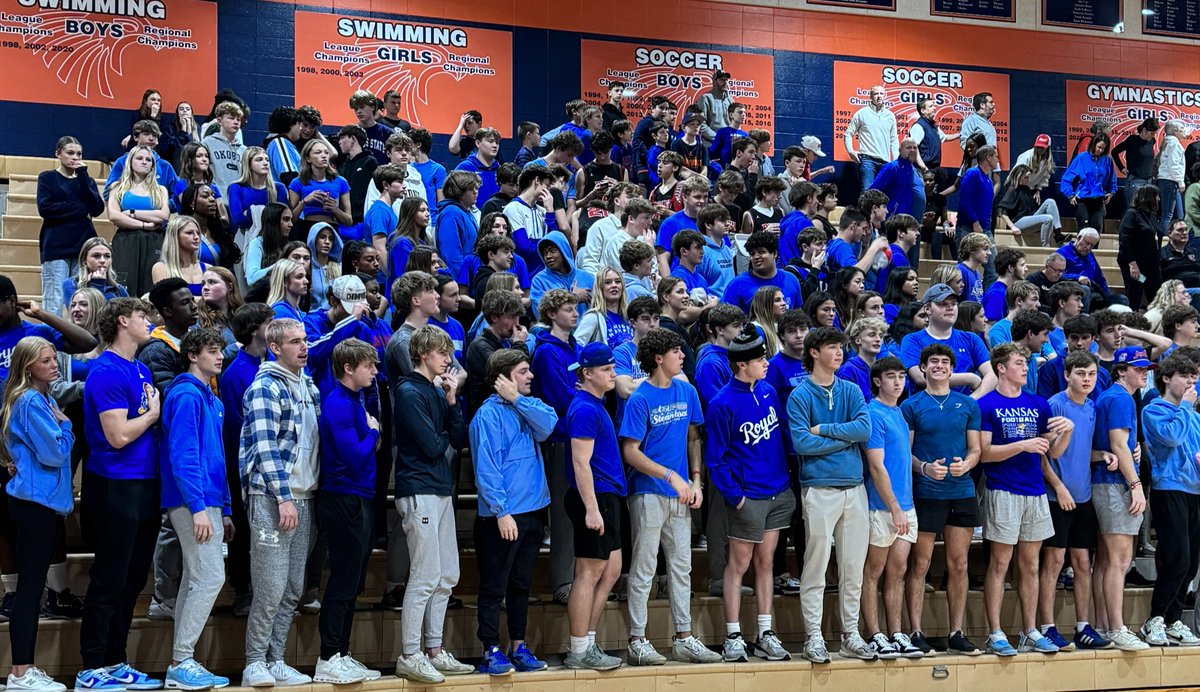 Our student section is #NolanStrong tonight and forever. 💙
