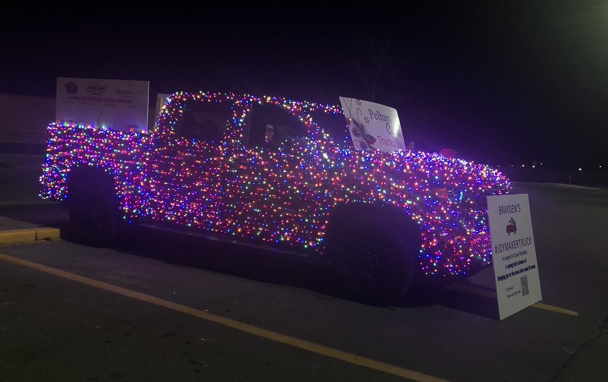 RMWPHOTOCA's tweet photo. Can’t miss this truck in Fonthill in Sobeys and LCBO parking lot Brayden’s #joymakertruck #pelhamcares https://t.co/hGhjPe0VDe