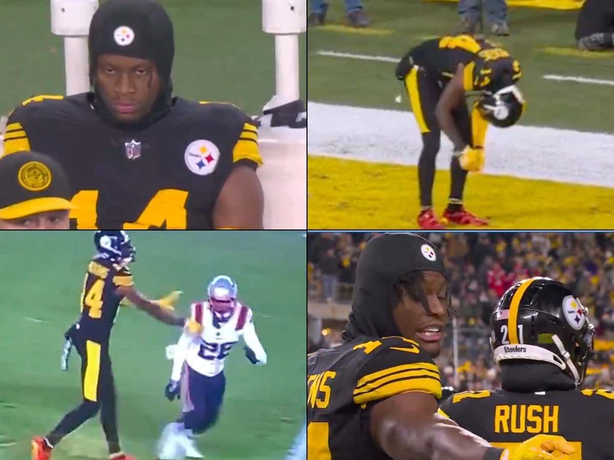 barstoolsports's tweet photo. Gotta Hand It To The Steelers Receivers - They Are ELITE At Throwing Hissy Fits After Giving Zero Effort During Plays https://t.co/a4UNqov40C https://t.co/MLjif2Gm6X